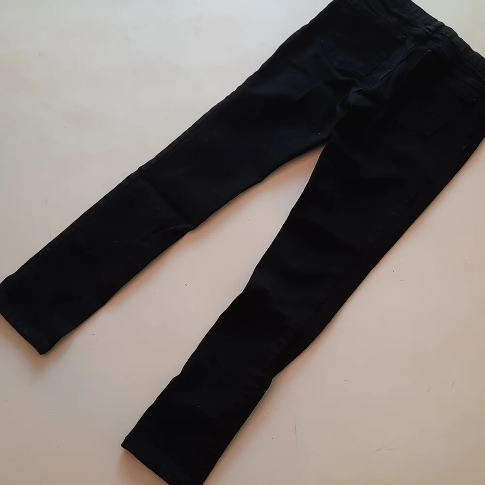 Children's Place size 10 black super skinny adjustable waist jeans